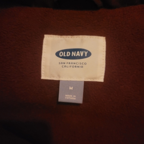 Old Navy Burgundy Puffer Vest M - Picture 6 of 6